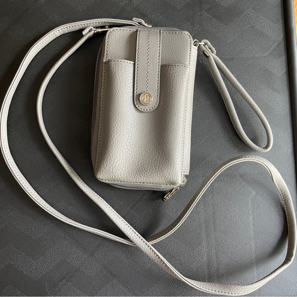 Relic crossbody wristlet wallet